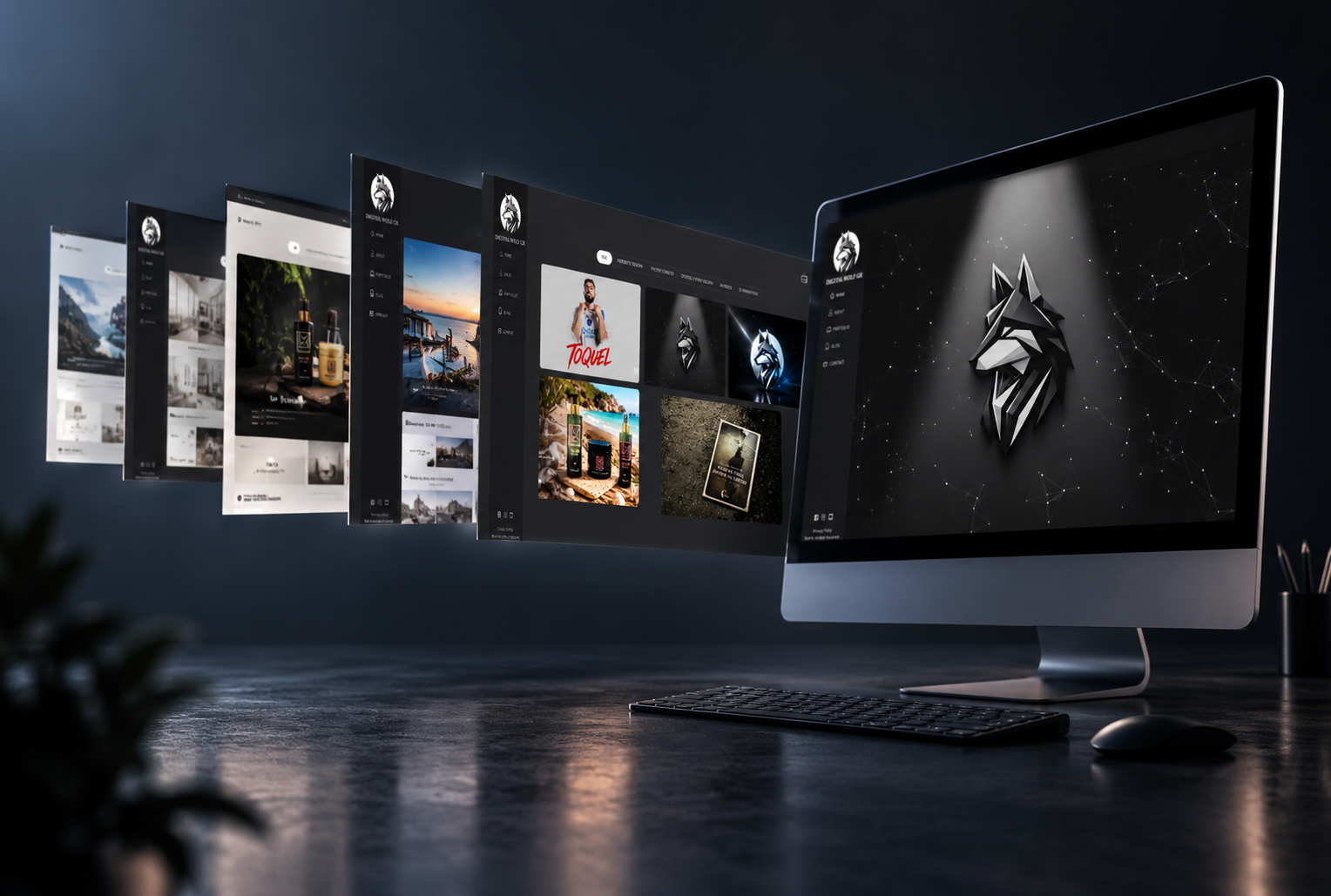 Website design portfolio - Digital Wolf Gr